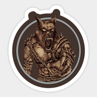 wolfman Sticker